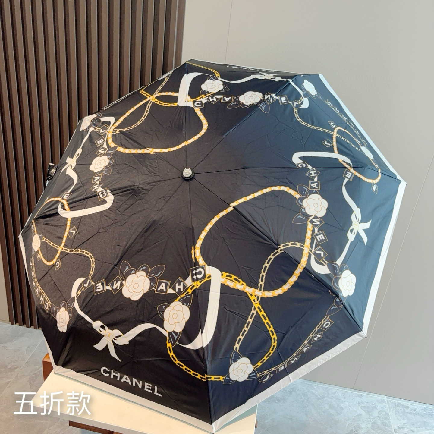  CHANEL（香奈儿）五折手动折叠晴雨伞 选用台 湾进口UV防紫外线伞布 原单代工级品质  🌹2色