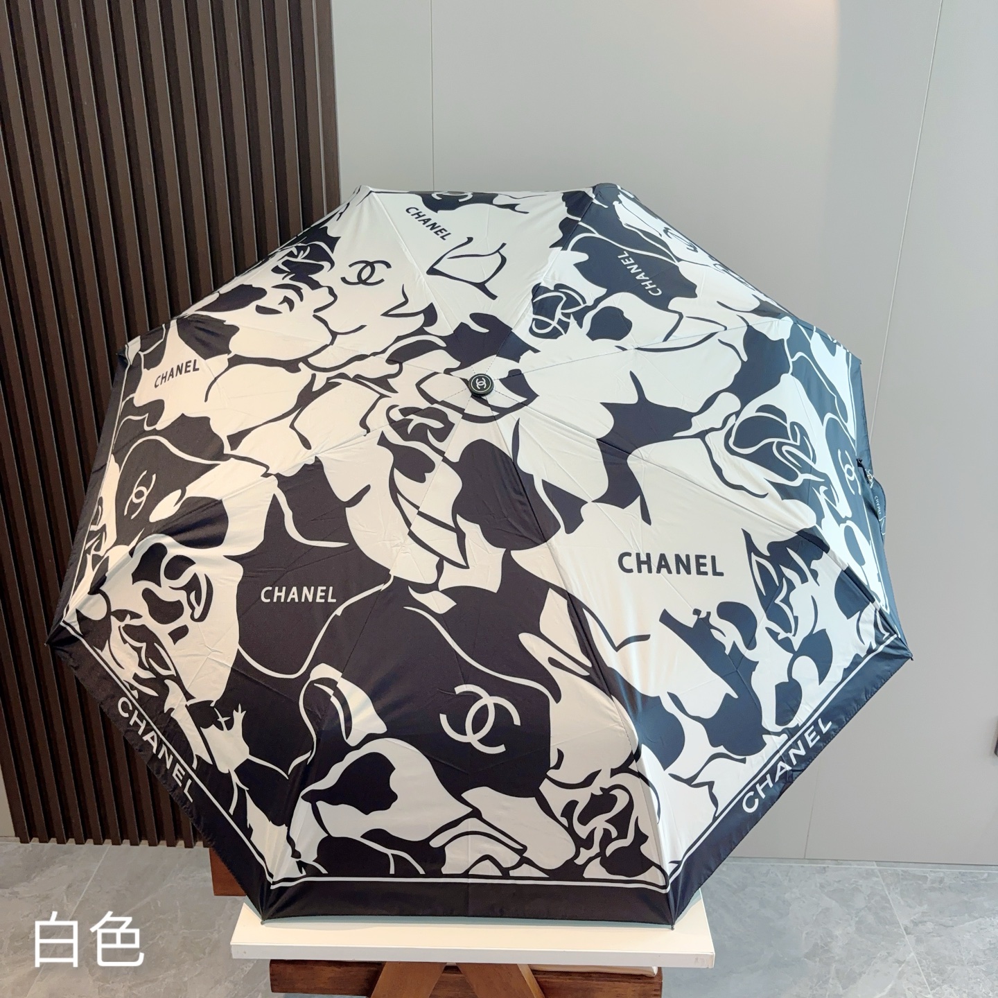 CHANEL香奈儿 三折自动折叠晴雨伞 时尚原单代工品质 细节精致 看得见的品质 打破一成不变 色泽纯正