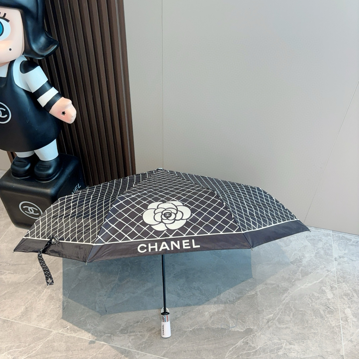  CHANEL（香奈儿）三折自动折叠晴雨伞 选用台湾进口UV防紫外线伞布 原单代工级品质 
