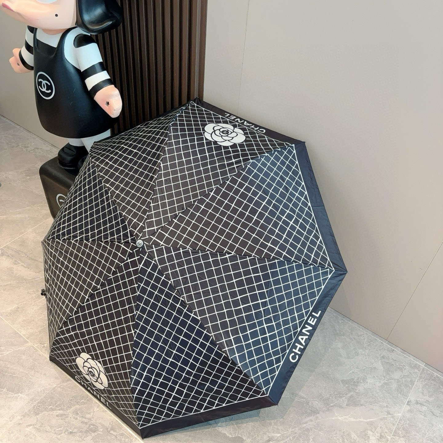  CHANEL（香奈儿）三折自动折叠晴雨伞 选用台湾进口UV防紫外线伞布 原单代工级品质 