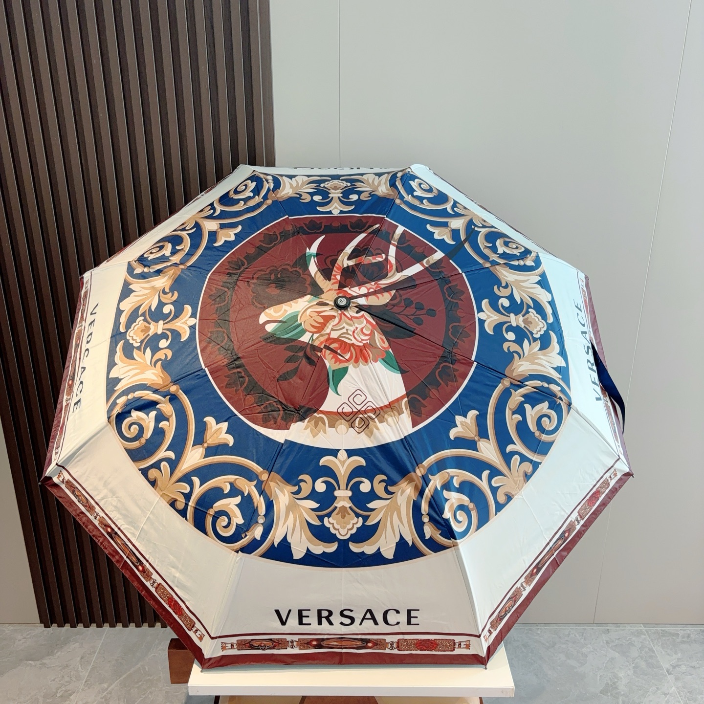  范思哲（VERSACE）新款 三折自动折叠晴雨伞 年度最新火爆单品  原单代工级品质 第一代210T碰