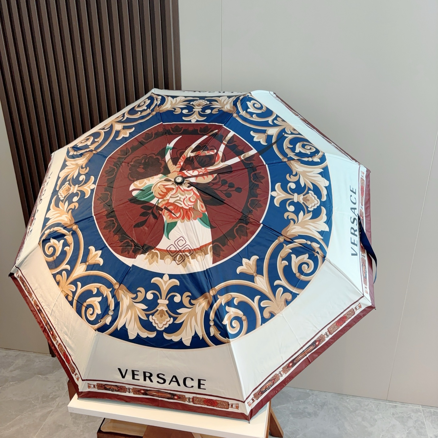  范思哲（VERSACE）新款 三折自动折叠晴雨伞 年度最新火爆单品  原单代工级品质 第一代210T碰