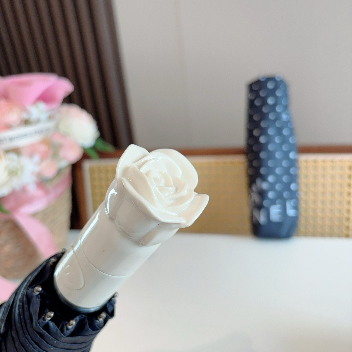  CHANEL（香奈儿）三折自动折叠晴雨伞 选用台湾进口UV防紫外线伞布 原单代工级品质 