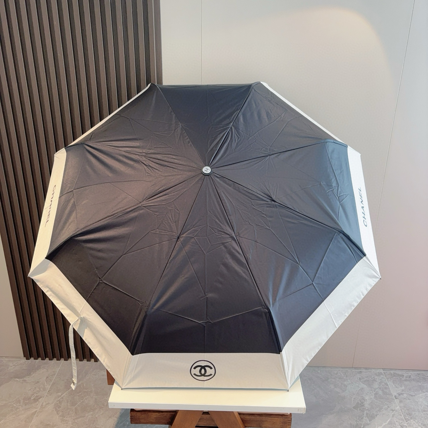  CHANEL（香奈儿）三折自动折叠晴雨伞 选用台湾进口UV防紫外线伞布 原单代工级品质 