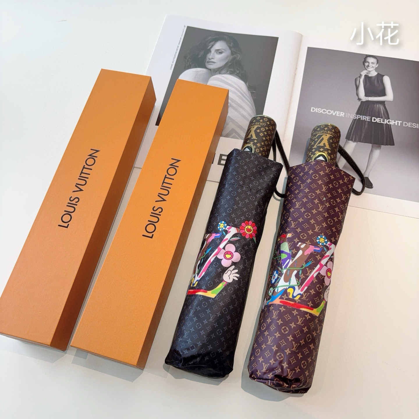 LOUIS VUITTON （路易威登）新款 三折自动折叠晴雨伞 新涂层技术深色伞面 拥有令人惊喜的遮光