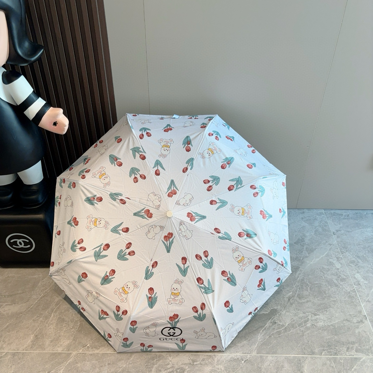  GUCCI古奇 三折自动折叠晴雨伞  时尚原单代工品质 细节精致 看得见的品质 打破一成不变 色泽纯正