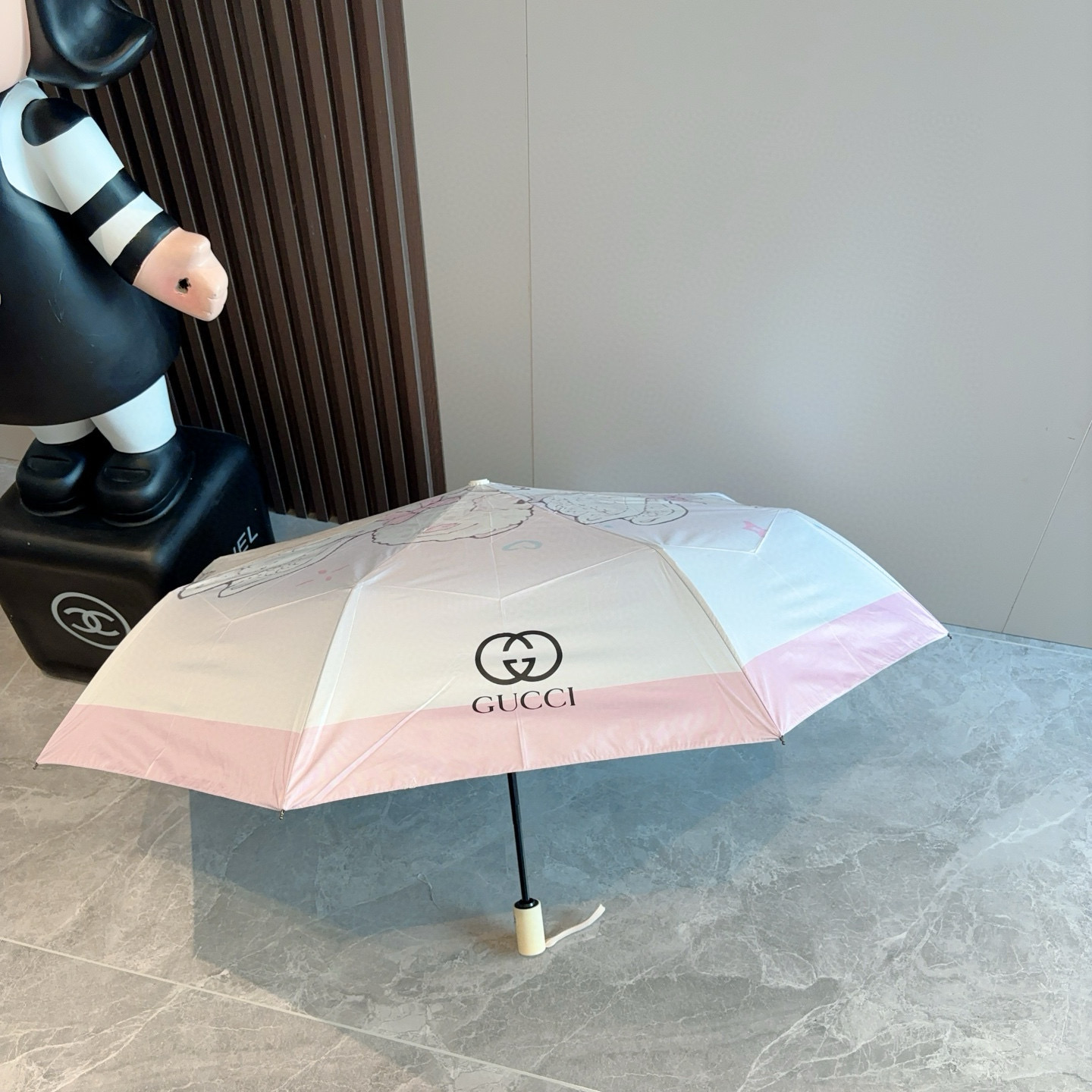  GUCCI古奇 三折自动折叠晴雨伞  时尚原单代工品质 细节精致 看得见的品质 打破一成不变 色泽纯正