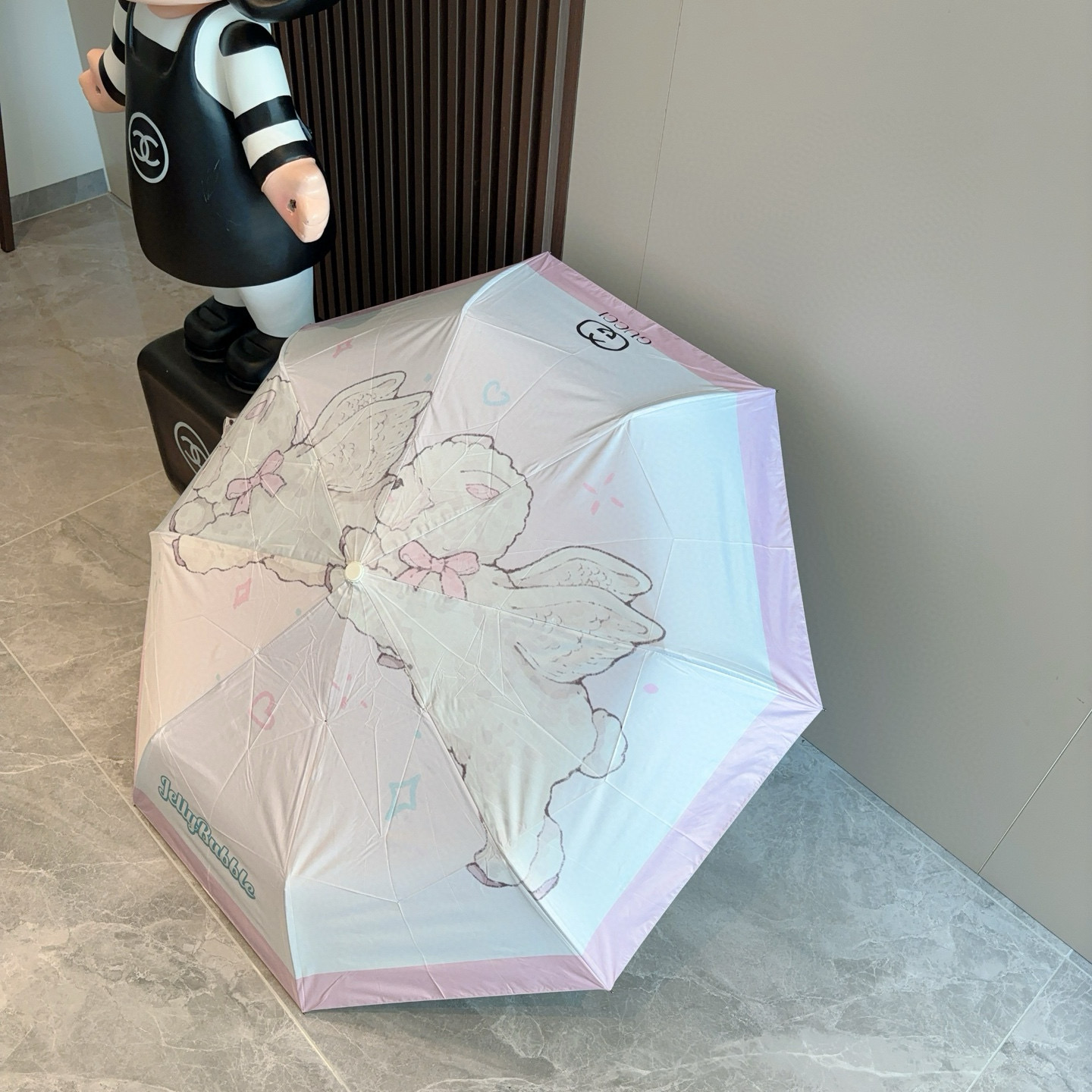  GUCCI古奇 三折自动折叠晴雨伞  时尚原单代工品质 细节精致 看得见的品质 打破一成不变 色泽纯正