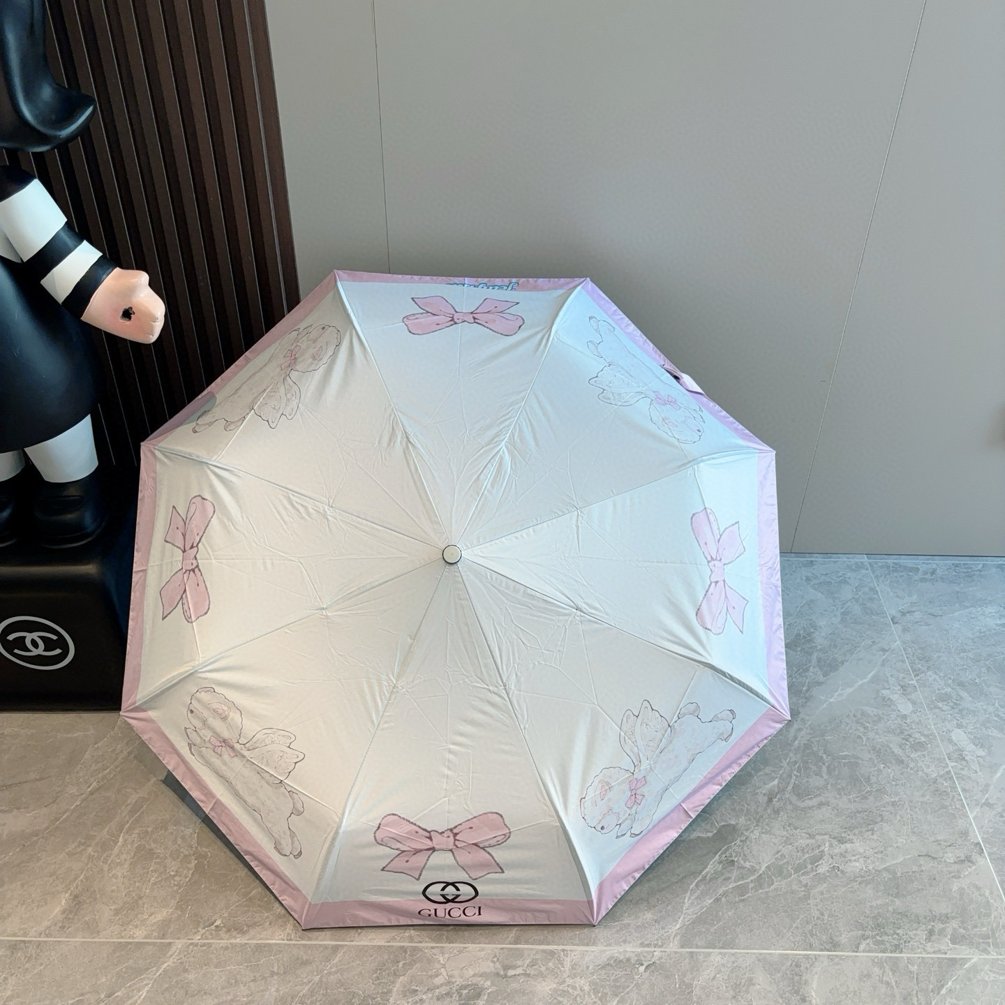  GUCCI古奇 三折自动折叠晴雨伞  时尚原单代工品质 细节精致 看得见的品质 打破一成不变 色泽纯正
