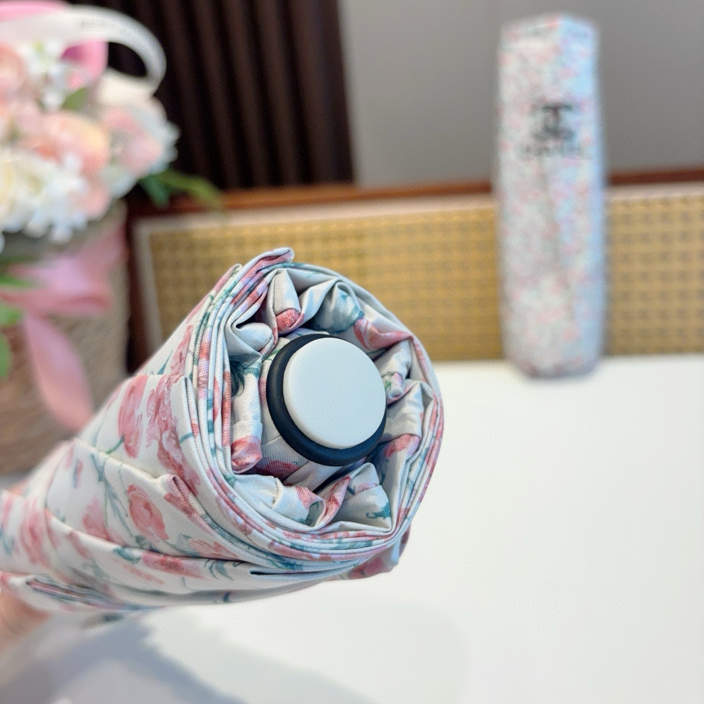  CHANEL（香奈儿）三折自动折叠晴雨伞 选用台湾进口UV防紫外线伞布 原单代工级品质  🌹