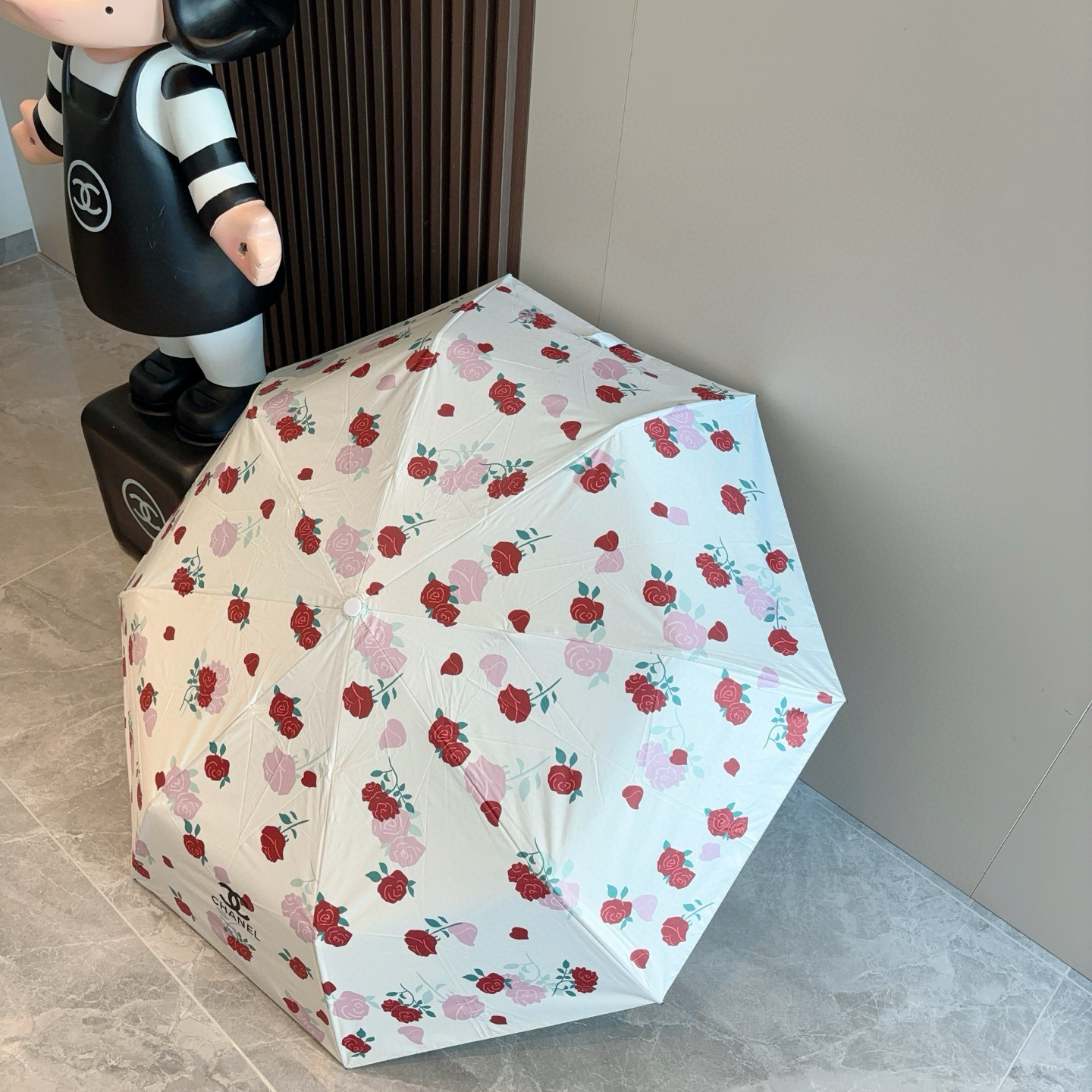  CHANEL（香奈儿）三折自动折叠晴雨伞 选用台湾进口UV防紫外线伞布 原单代工级品质  🌹