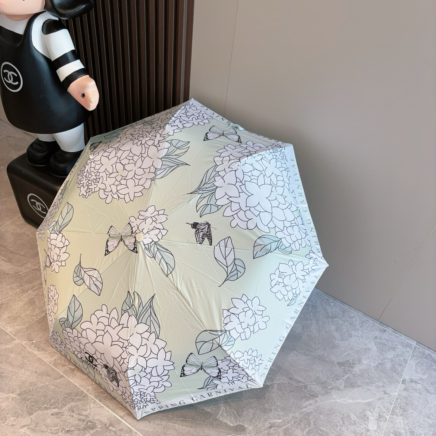  CHANEL（香奈儿）三折自动折叠晴雨伞 选用台湾进口UV防紫外线伞布 原单代工级品质  🌹