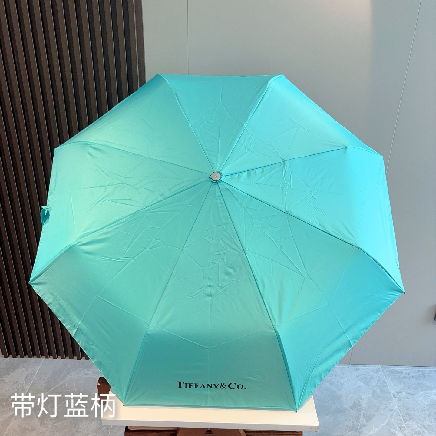  Tiffany蒂芙尼 三折自动折叠晴雨伞 火爆来袭 夏日里的小清新 高效阻隔紫外线涂层 有伞随行 晴雨