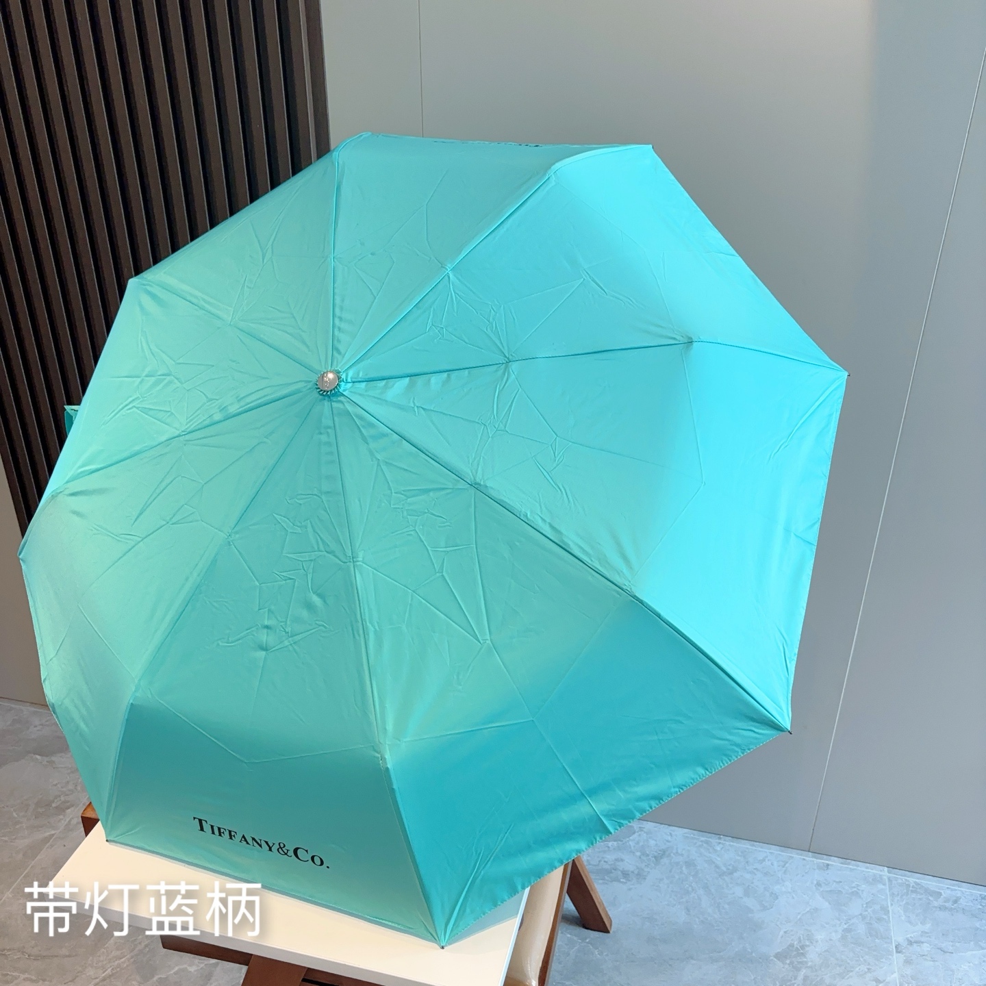  Tiffany蒂芙尼 三折自动折叠晴雨伞 火爆来袭 夏日里的小清新 高效阻隔紫外线涂层 有伞随行 晴雨