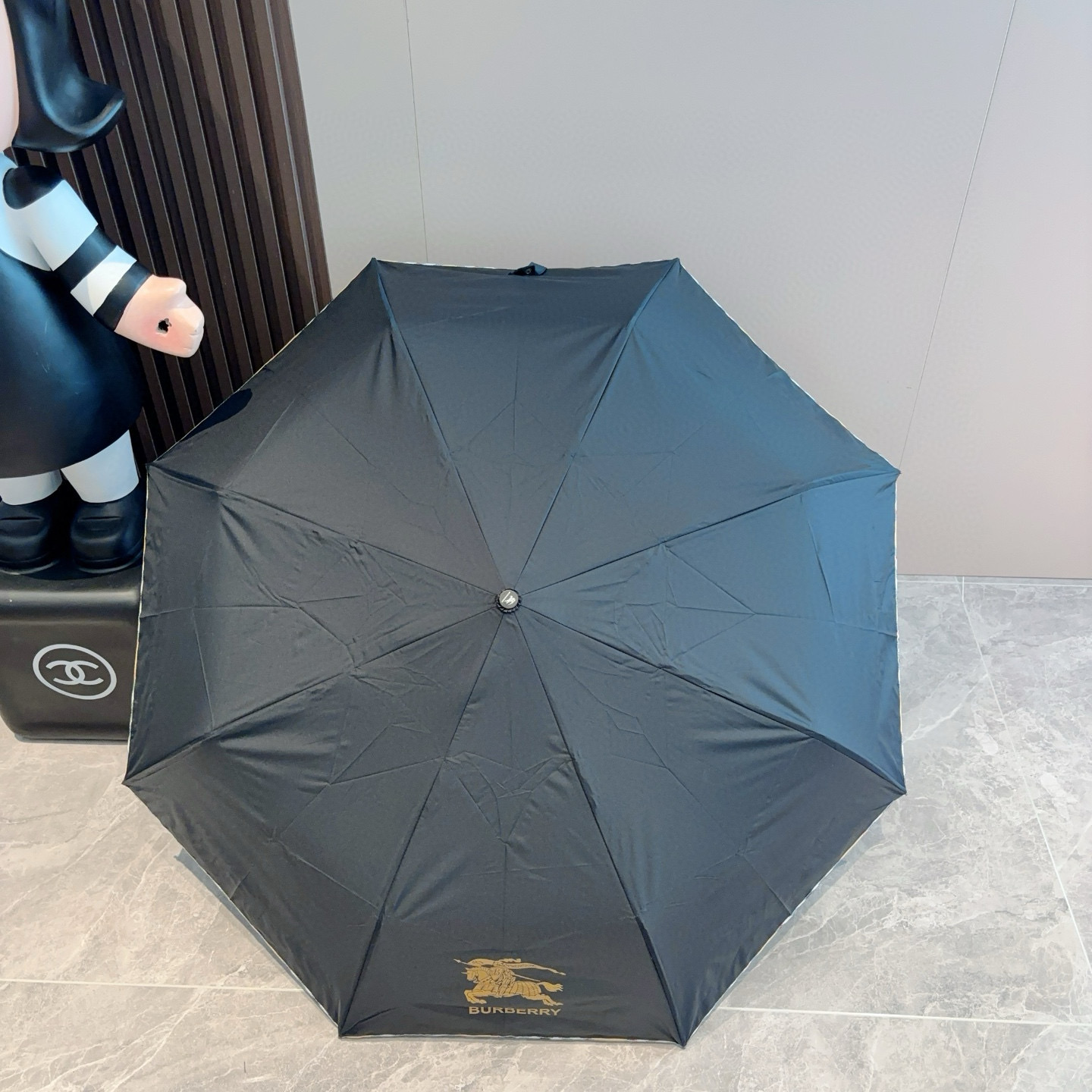  BURBERRY（巴宝莉） 三折自动折叠晴雨伞 年度巅峰之作 经典 高雅 时髦 这就是被称为英国BUR