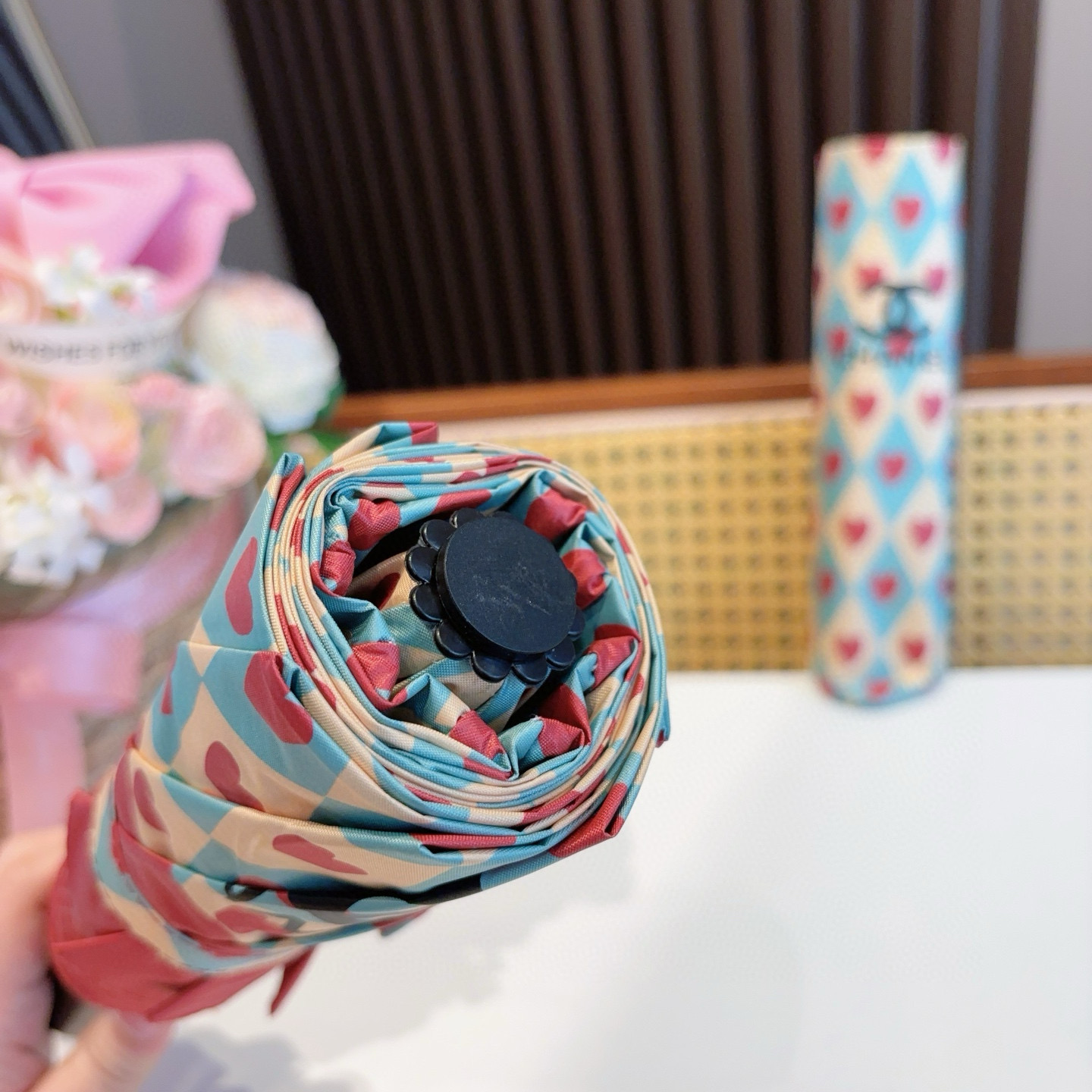  CHANEL香奈儿 三折自动折叠晴雨伞  时尚原单代工品质 细节精致 看得见的品质 打破一成不变 色泽
