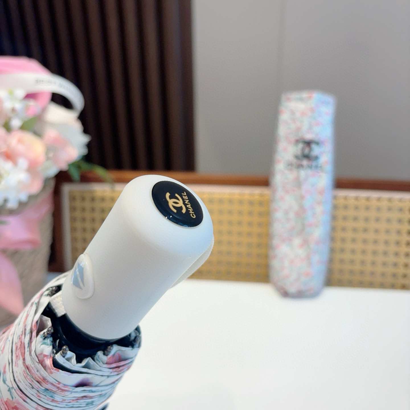  CHANEL香奈儿 三折自动折叠晴雨伞  时尚原单代工品质 细节精致 看得见的品质 打破一成不变 色泽