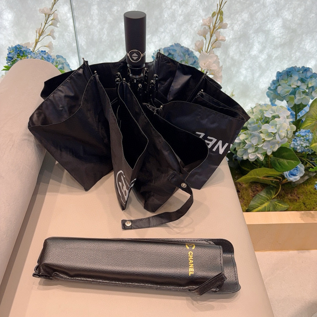  CHANEL香奈儿 三折自动折叠晴雨伞  时尚原单代工品质 细节精致 看得见的品质 打破一成不变 色泽