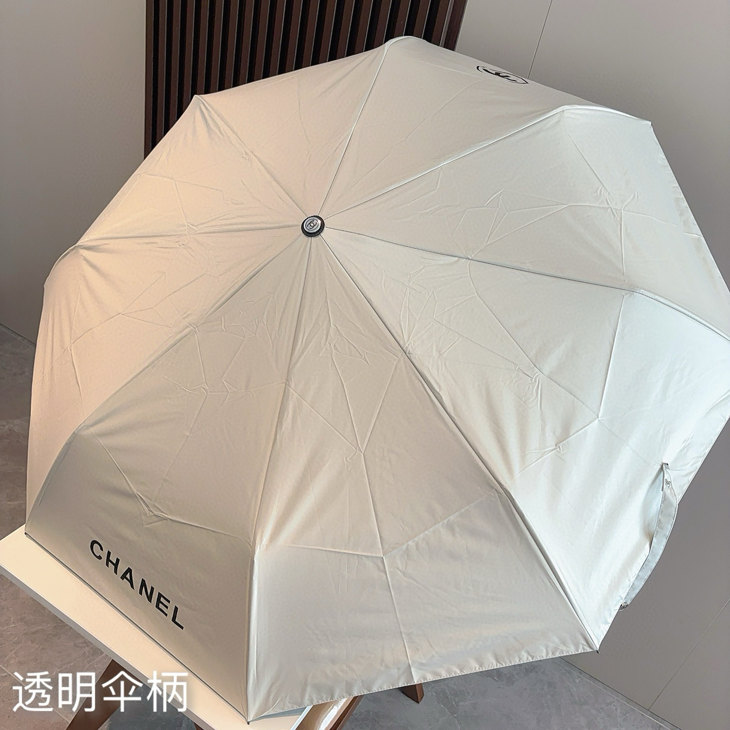  CHANEL（香奈儿）三折自动折叠晴雨伞 选用台湾进口UV防紫外线伞布 原单代工级品质 