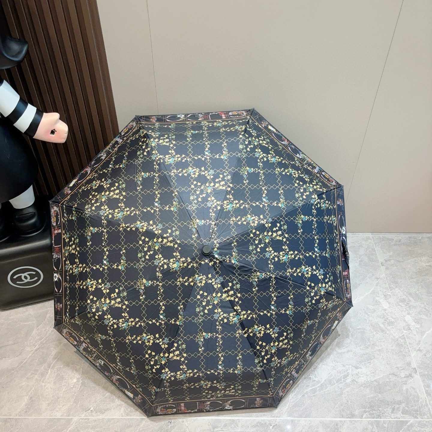 GUCCI（古奇）新款  三折自动折叠晴雨伞 选用台湾进口UV防紫外线伞布 原单代工级品质  🌹