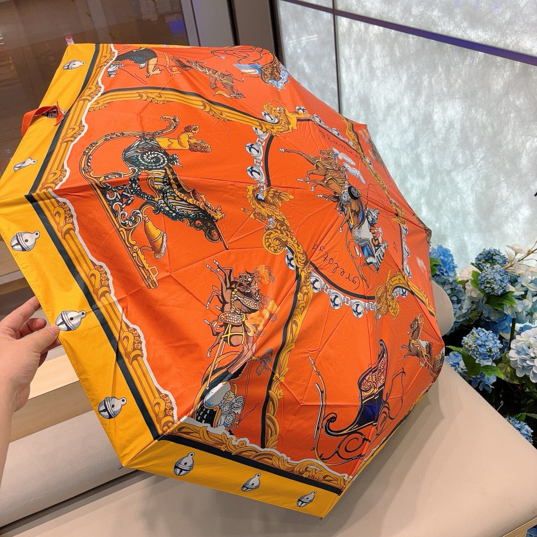     爱马仕（Hermès）   极品H家三折自动伞重磅呈现 以其精湛的工艺技术和源源不断的想像力 新