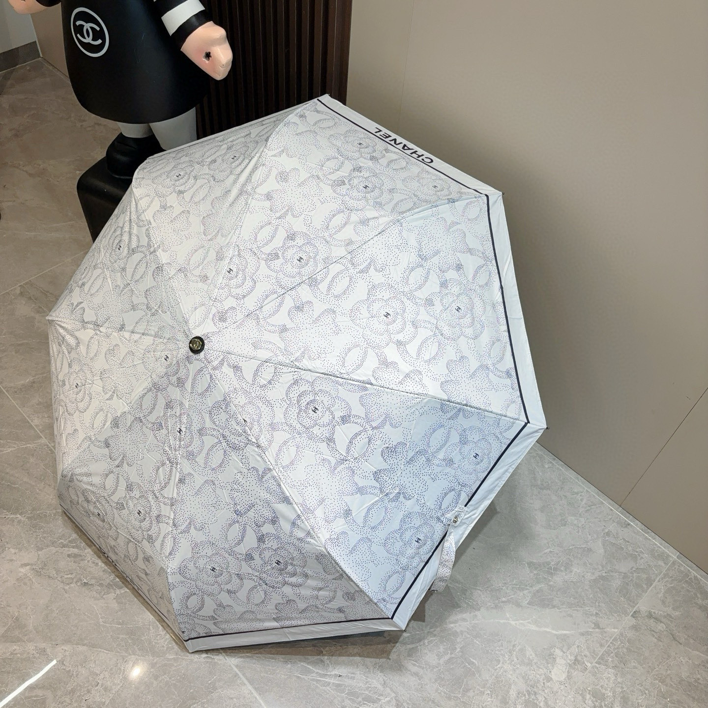  CHANEL（香奈儿）三折自动折叠晴雨伞 选用台湾进口UV防紫外线伞布 原单代工级品质 
