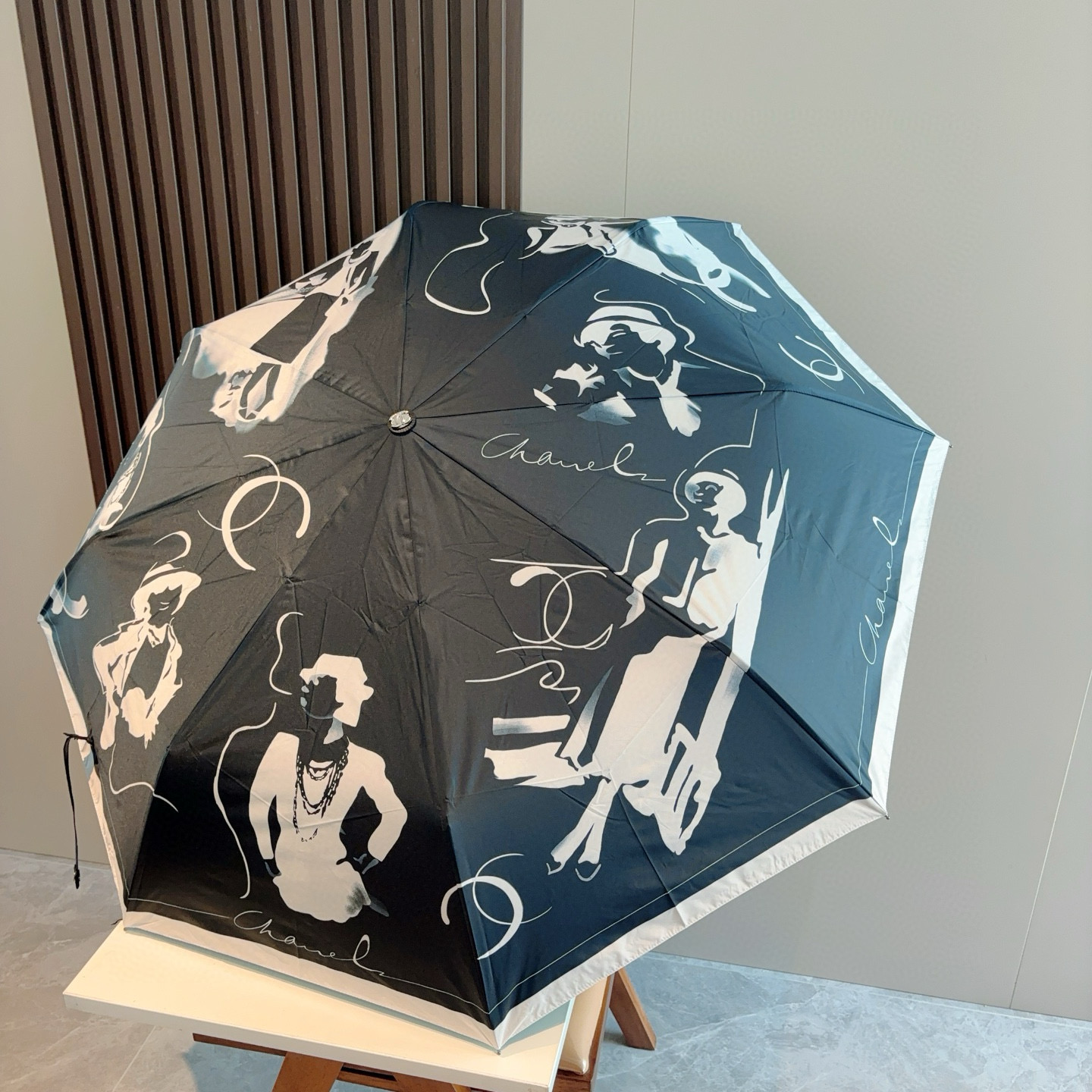  CHANEL（香奈儿）三折自动折叠晴雨伞 选用台湾进口UV防紫外线伞布 原单代工级品质 
