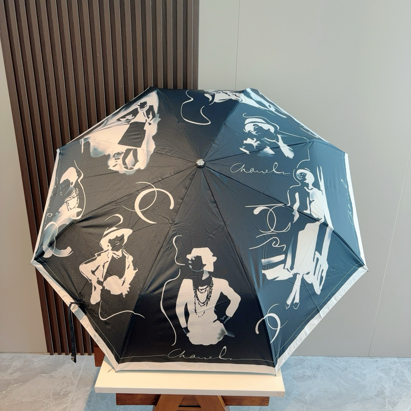  CHANEL（香奈儿）三折自动折叠晴雨伞 选用台湾进口UV防紫外线伞布 原单代工级品质 