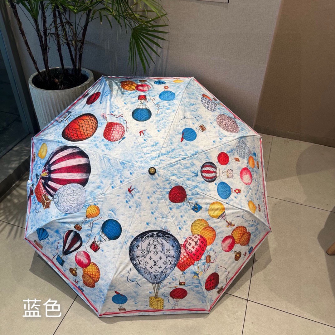  LOUIS VUITTON （路易威登）三折自动折叠晴雨伞 新涂层技术深色伞面 拥有令人惊喜的遮光效果