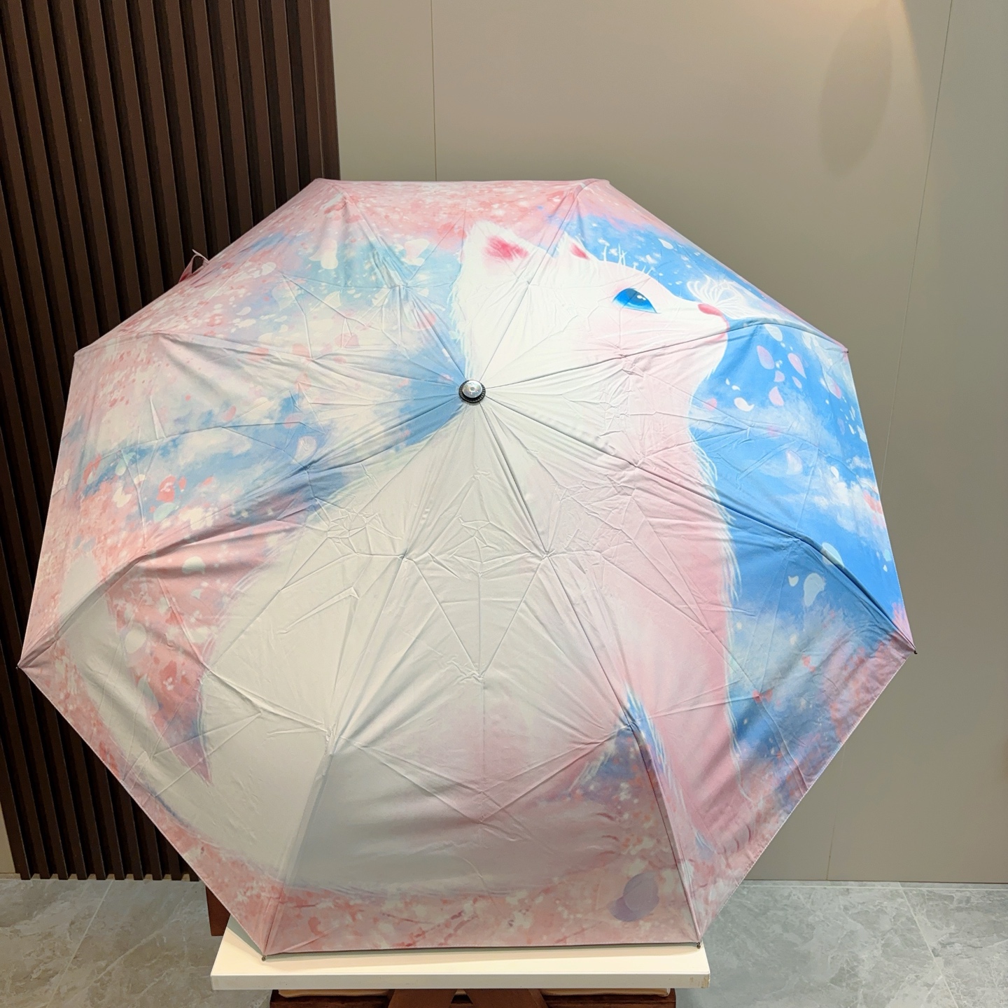  GUCCI（古奇）新款 三折自动折叠晴雨伞 选用台湾进口UV防紫外线伞布 原单代工级品质  🌹