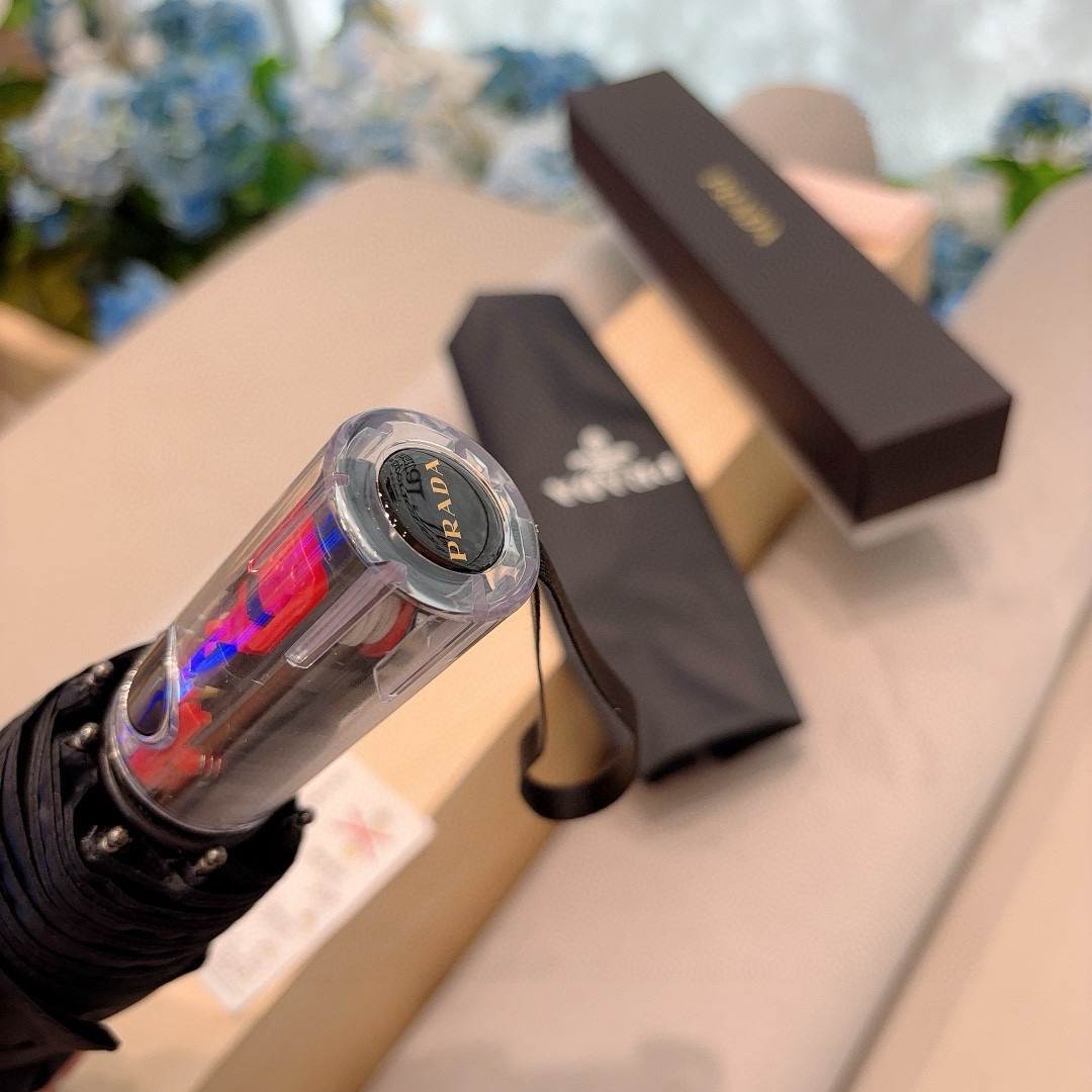   PRADA（普拉达）素色系列 奢华时尚单品 原单代工级品质 选用铝合金+玻纤 抗风雨性能佳 一键自动