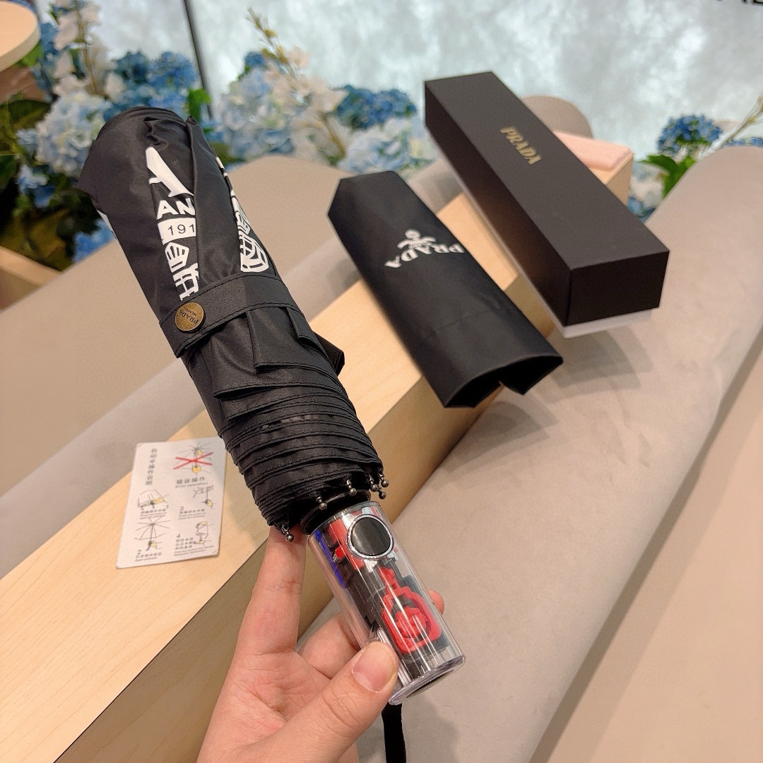   PRADA（普拉达）素色系列 奢华时尚单品 原单代工级品质 选用铝合金+玻纤 抗风雨性能佳 一键自动