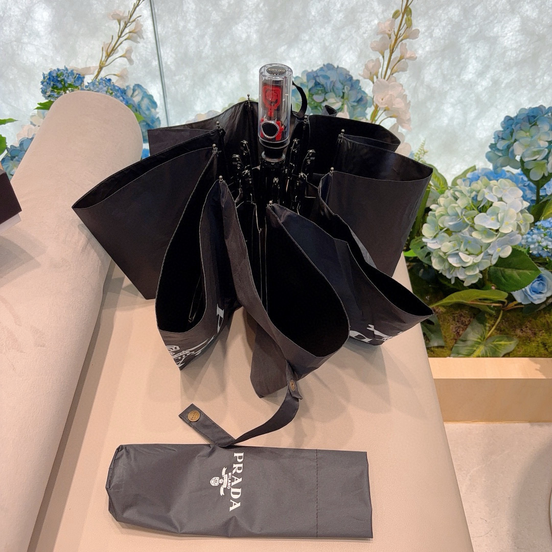   PRADA（普拉达）素色系列 奢华时尚单品 原单代工级品质 选用铝合金+玻纤 抗风雨性能佳 一键自动
