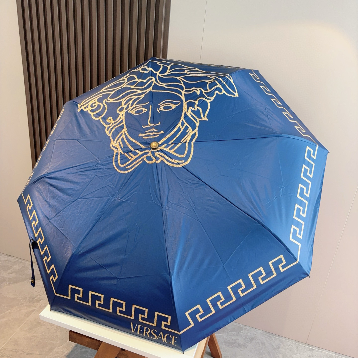  范思哲（VERSACE）新款 三折自动折叠晴雨伞 年度最新火爆单品  原单代工级品质 第一代210T碰