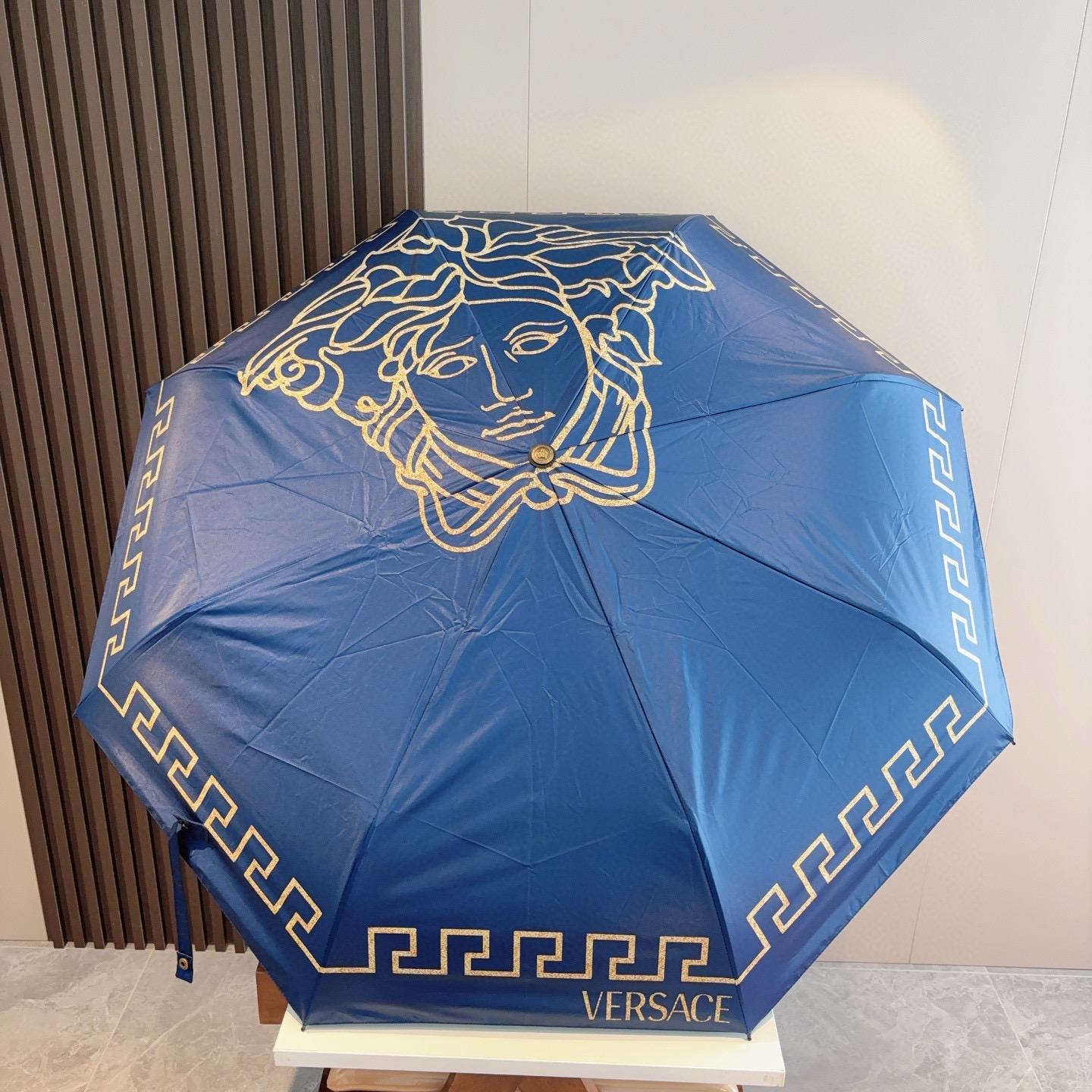  范思哲（VERSACE）新款 三折自动折叠晴雨伞 年度最新火爆单品  原单代工级品质 第一代210T碰