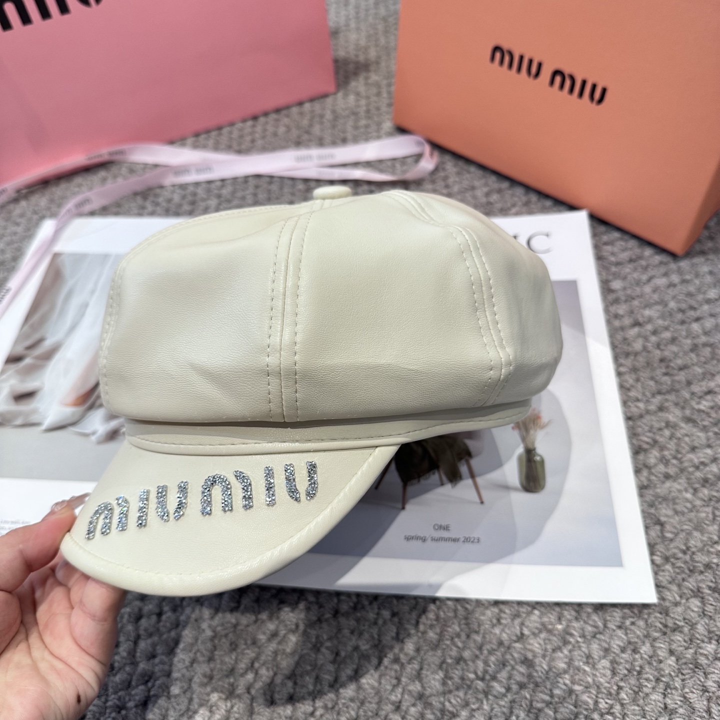  miumiu缪缪 新款贝雷帽女秋冬百搭辣妹个性显脸小 不挑人的帽型 