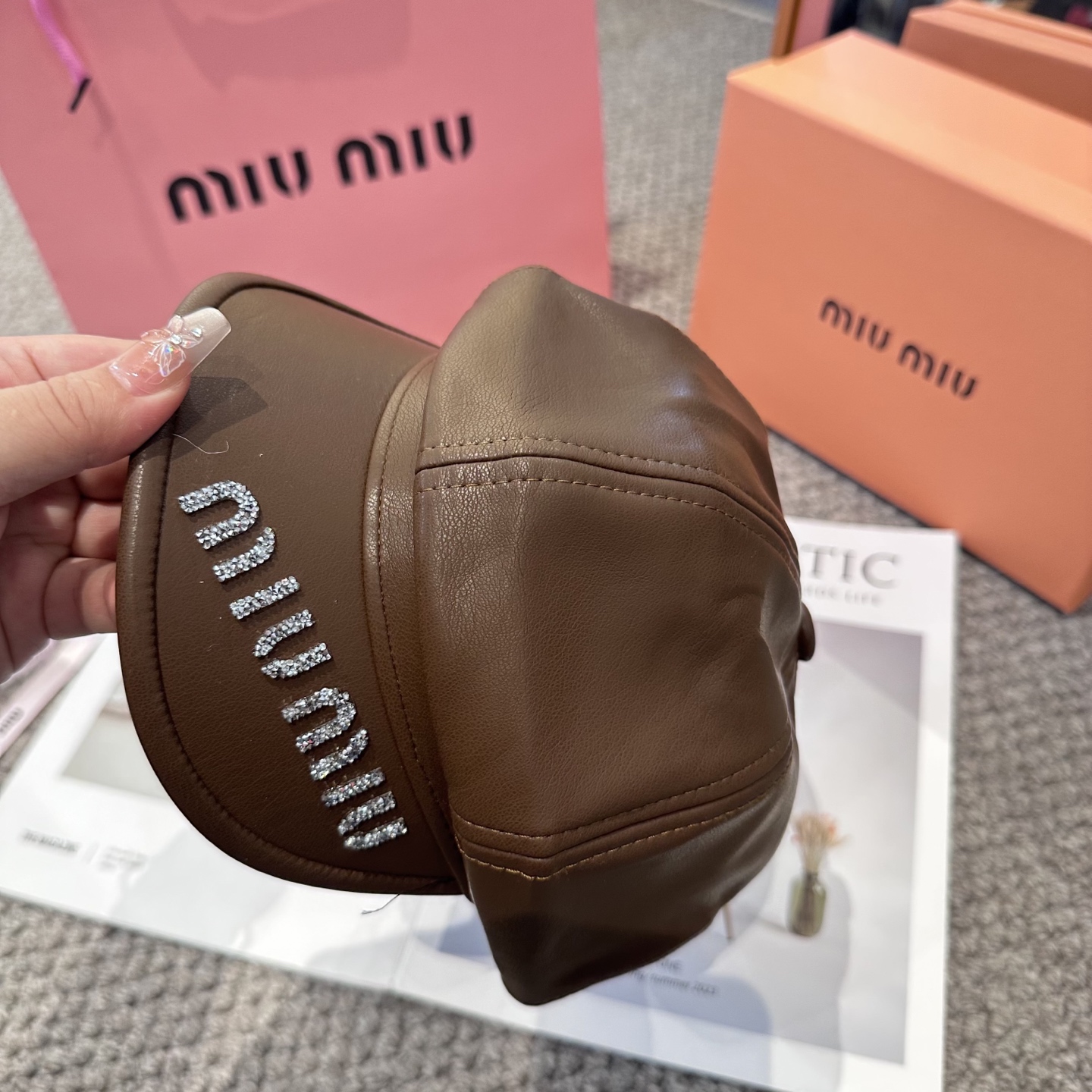  miumiu缪缪 新款贝雷帽女秋冬百搭辣妹个性显脸小 不挑人的帽型 