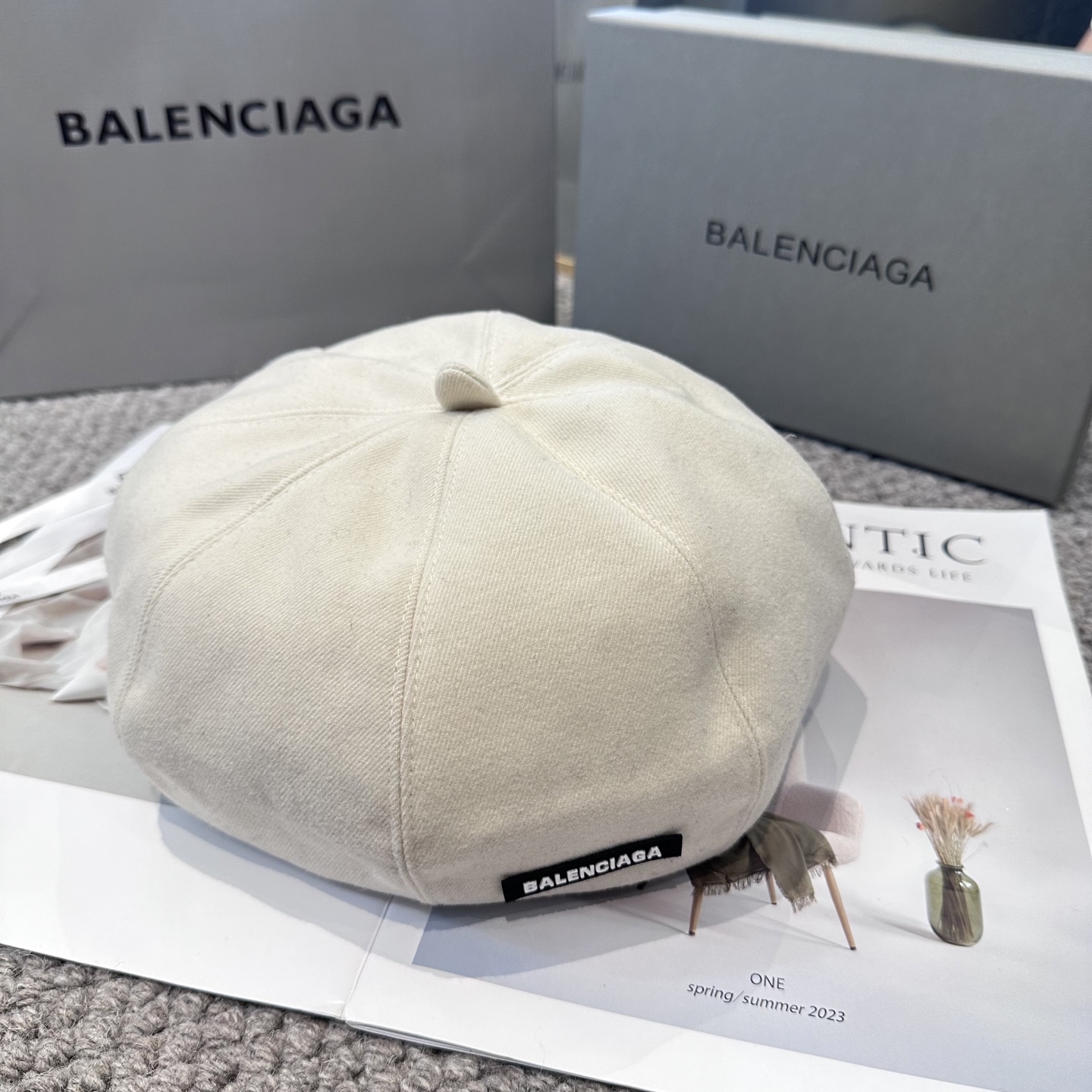  巴黎世家 贝雷帽子女春秋网红日系复古百搭画家帽品脸小凹造型八角帽