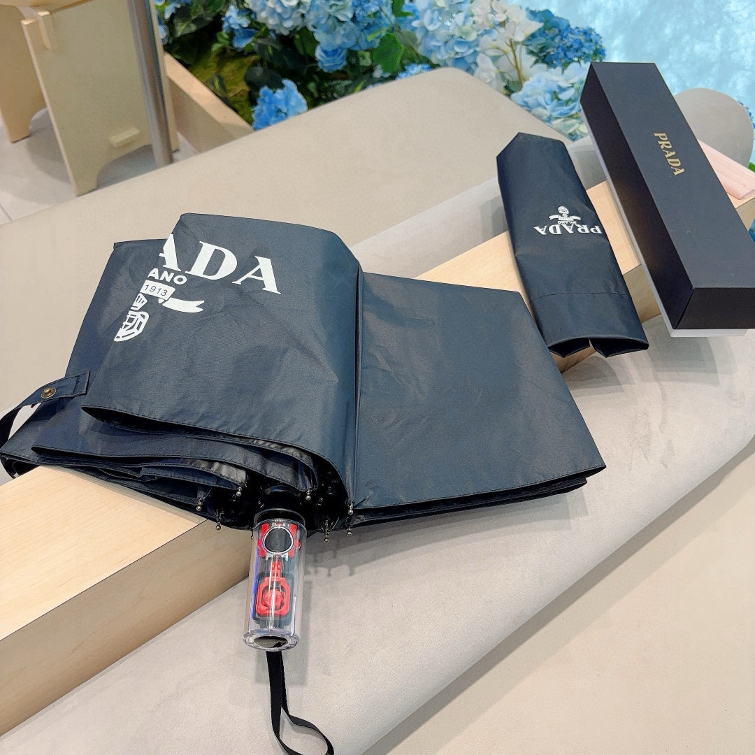   PRADA（普拉达）素色系列 奢华时尚单品 原单代工级品质 选用铝合金+玻纤 抗风雨性能佳 一键自动