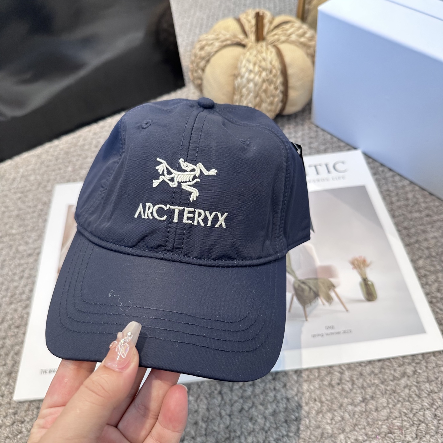   ARCTERYX SMALL BIRD HAT 始祖鸟刺绣标弯檐棒球帽轻量帽子防晒帽遮阳帽情侣款SM