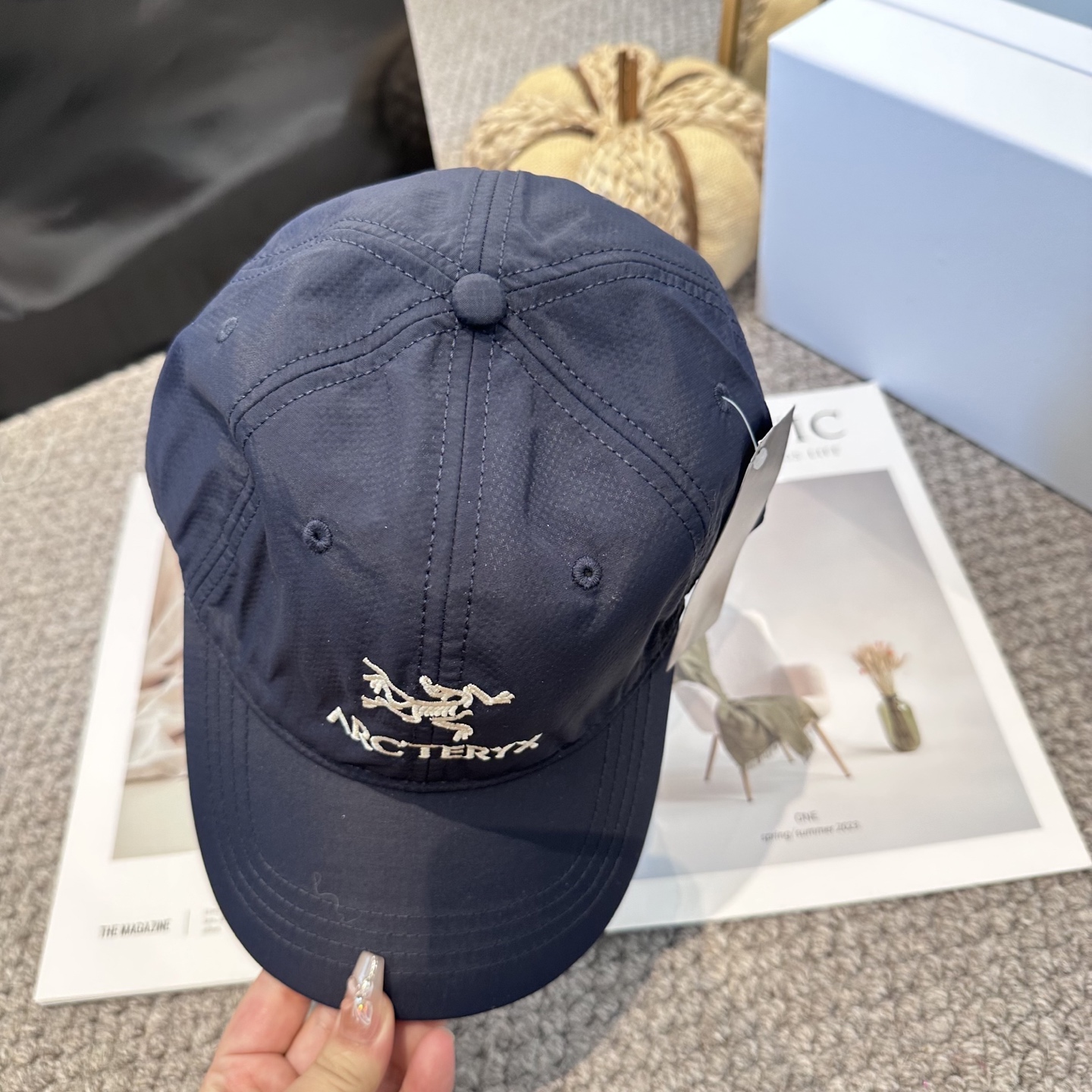   ARCTERYX SMALL BIRD HAT 始祖鸟刺绣标弯檐棒球帽轻量帽子防晒帽遮阳帽情侣款SM