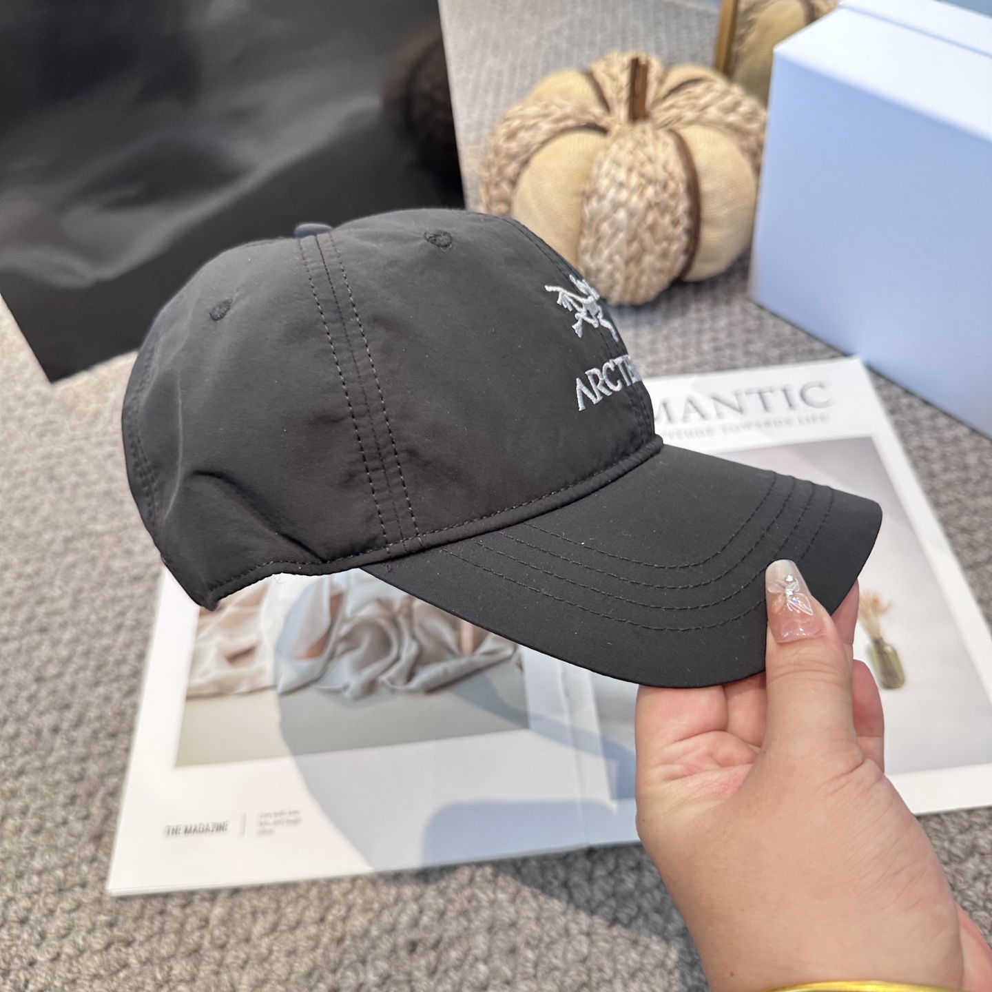   ARCTERYX SMALL BIRD HAT 始祖鸟刺绣标弯檐棒球帽轻量帽子防晒帽遮阳帽情侣款SM