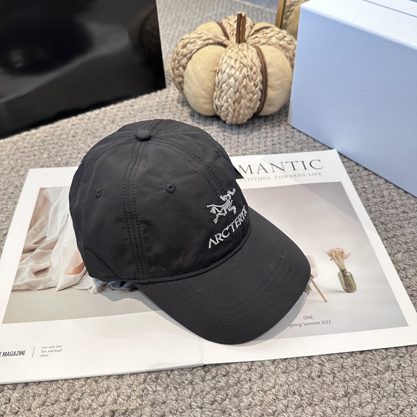   ARCTERYX SMALL BIRD HAT 始祖鸟刺绣标弯檐棒球帽轻量帽子防晒帽遮阳帽情侣款SM