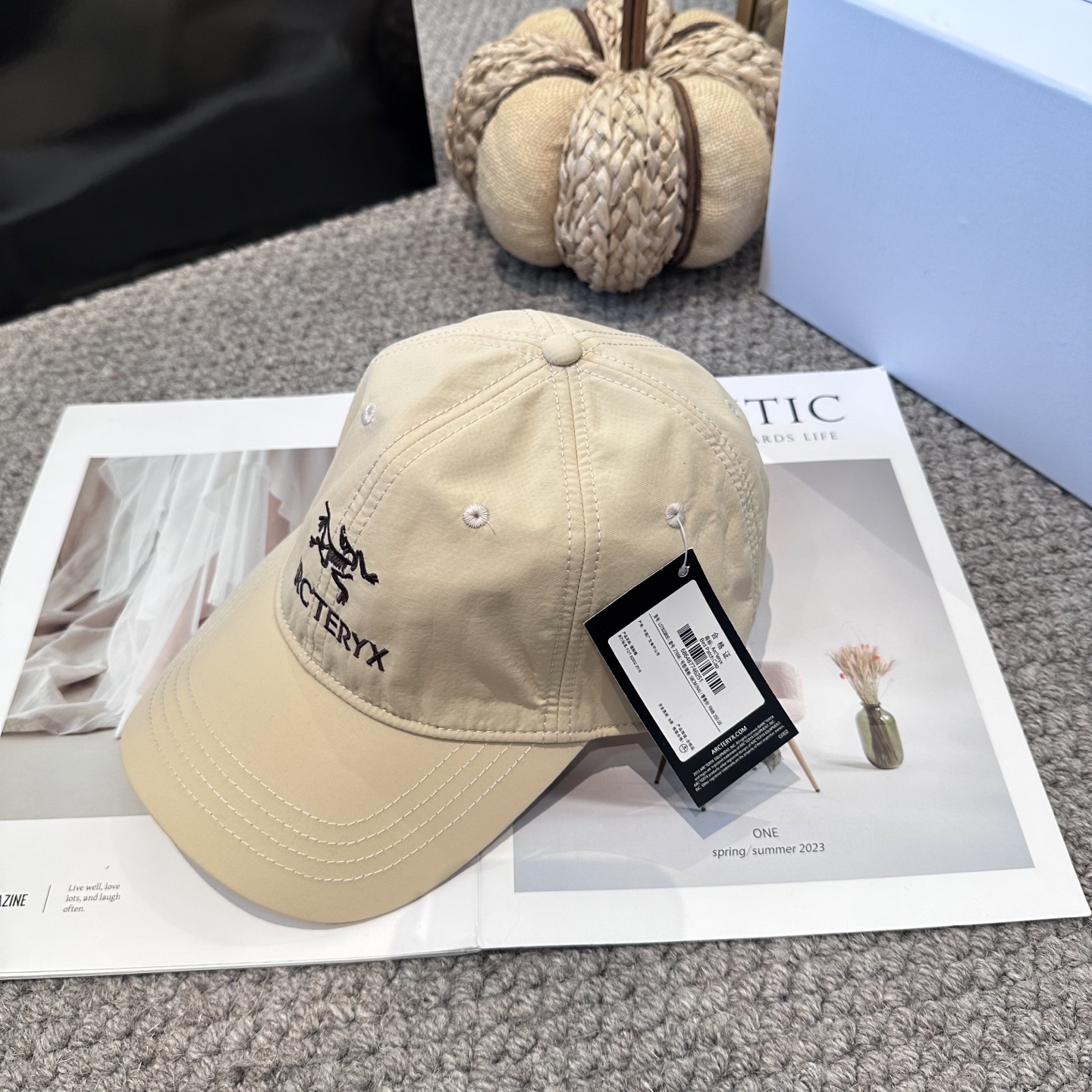   ARCTERYX SMALL BIRD HAT 始祖鸟刺绣标弯檐棒球帽轻量帽子防晒帽遮阳帽情侣款SM