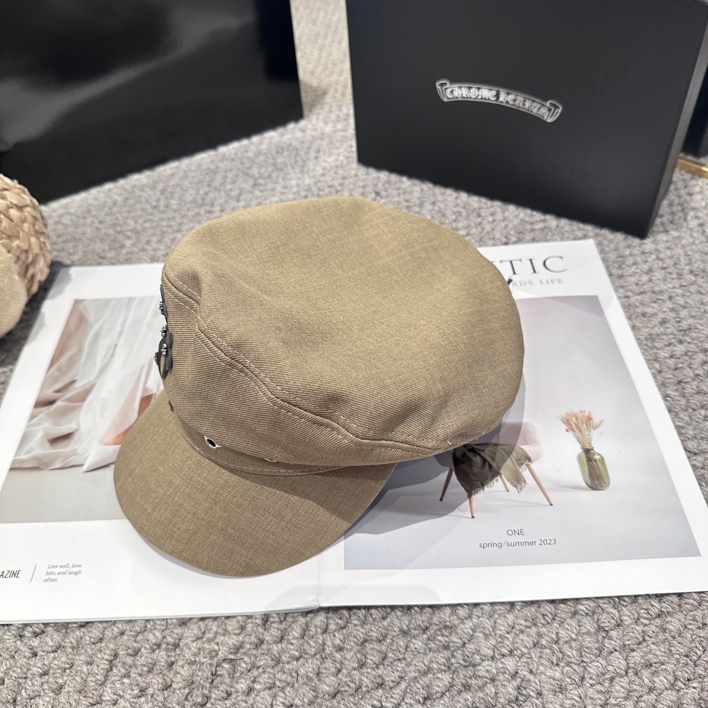  Chrome Hearts 克罗心💓新款秋冬时尚设计百搭军帽，谁带谁好看👄