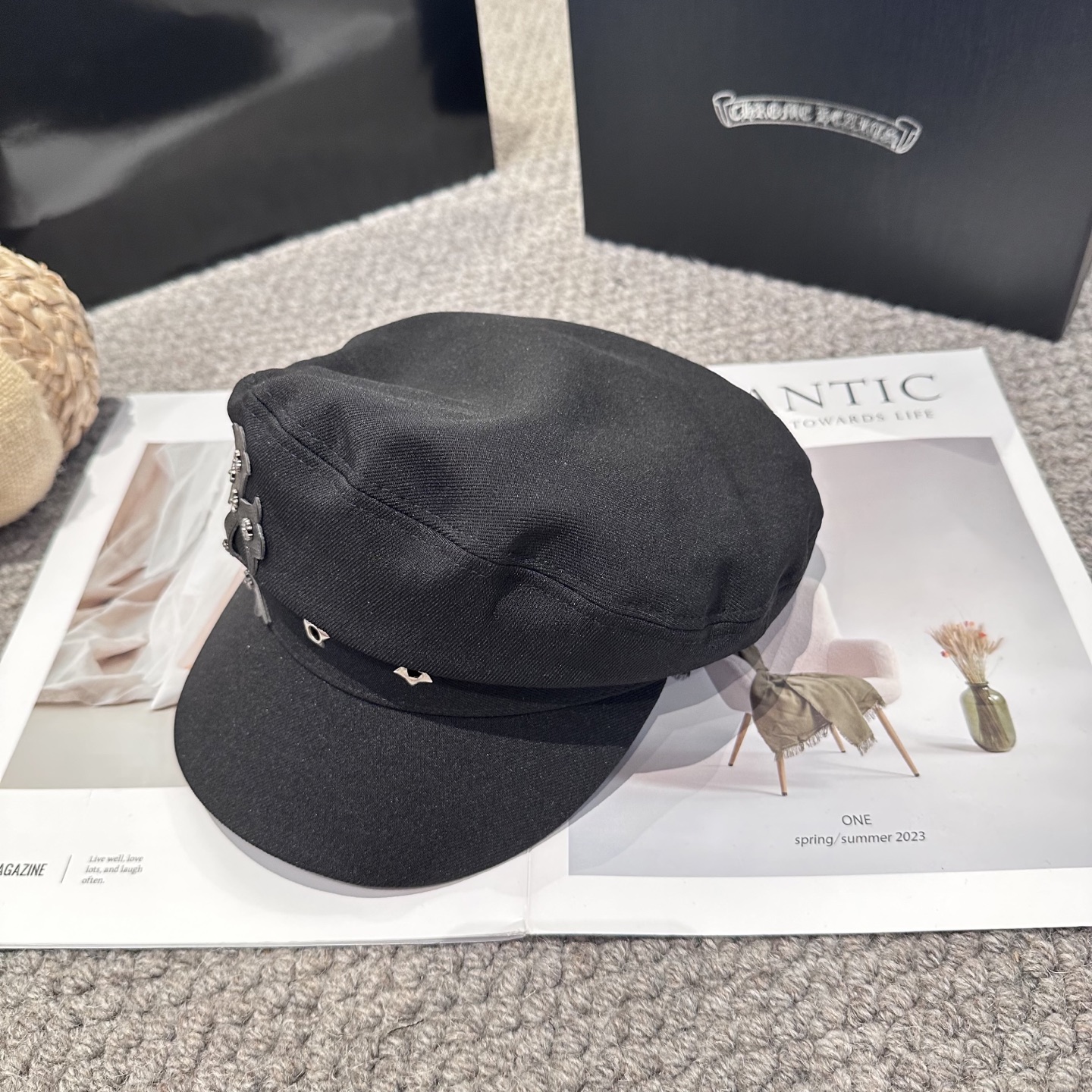  Chrome Hearts 克罗心💓新款秋冬时尚设计百搭军帽，谁带谁好看👄