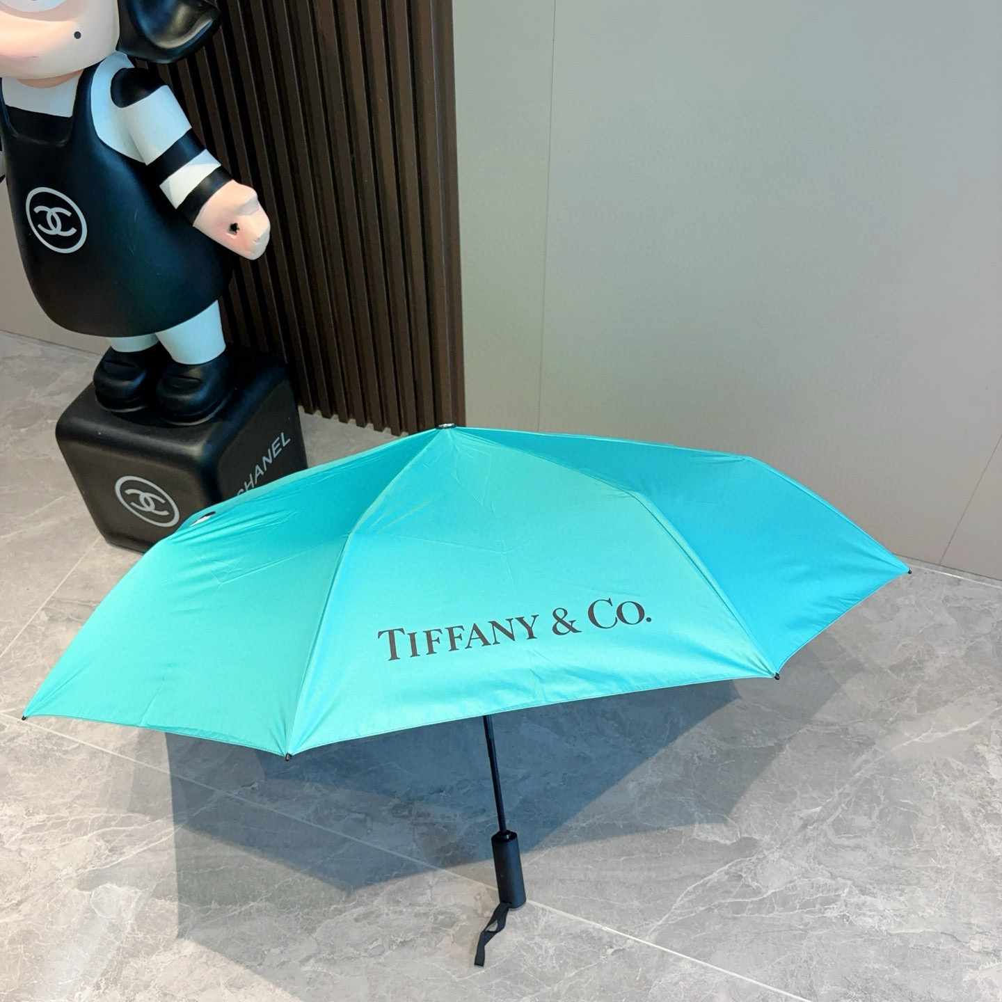  Tiffany蒂芙尼 三折自动折叠晴雨伞 火爆来袭 夏日里的小清新 高效阻隔紫外线涂层 有伞随行 晴雨