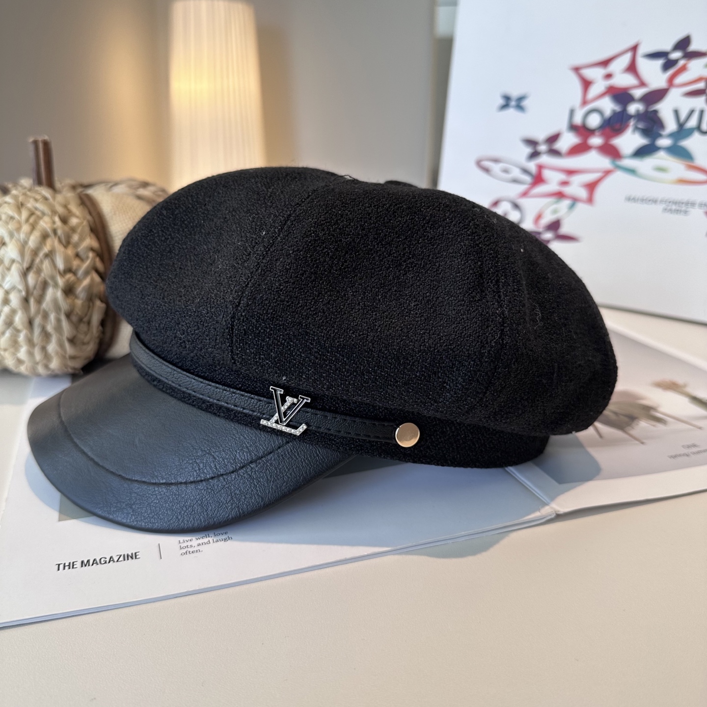 路易威登 LV新款八角帽  高版本原单品质 简约经典logo，质感超级赞👍，精致大牌范，女神必备神器