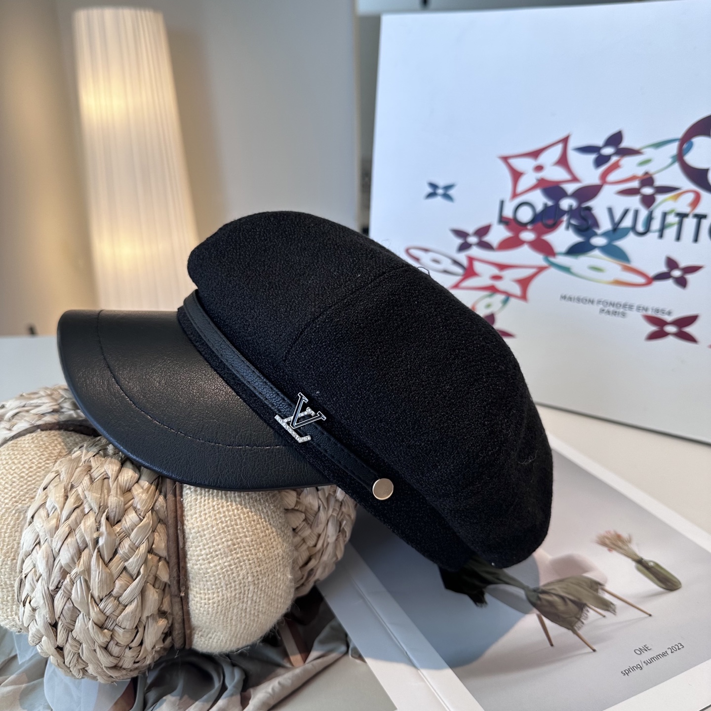 路易威登 LV新款八角帽  高版本原单品质 简约经典logo，质感超级赞👍，精致大牌范，女神必备神器