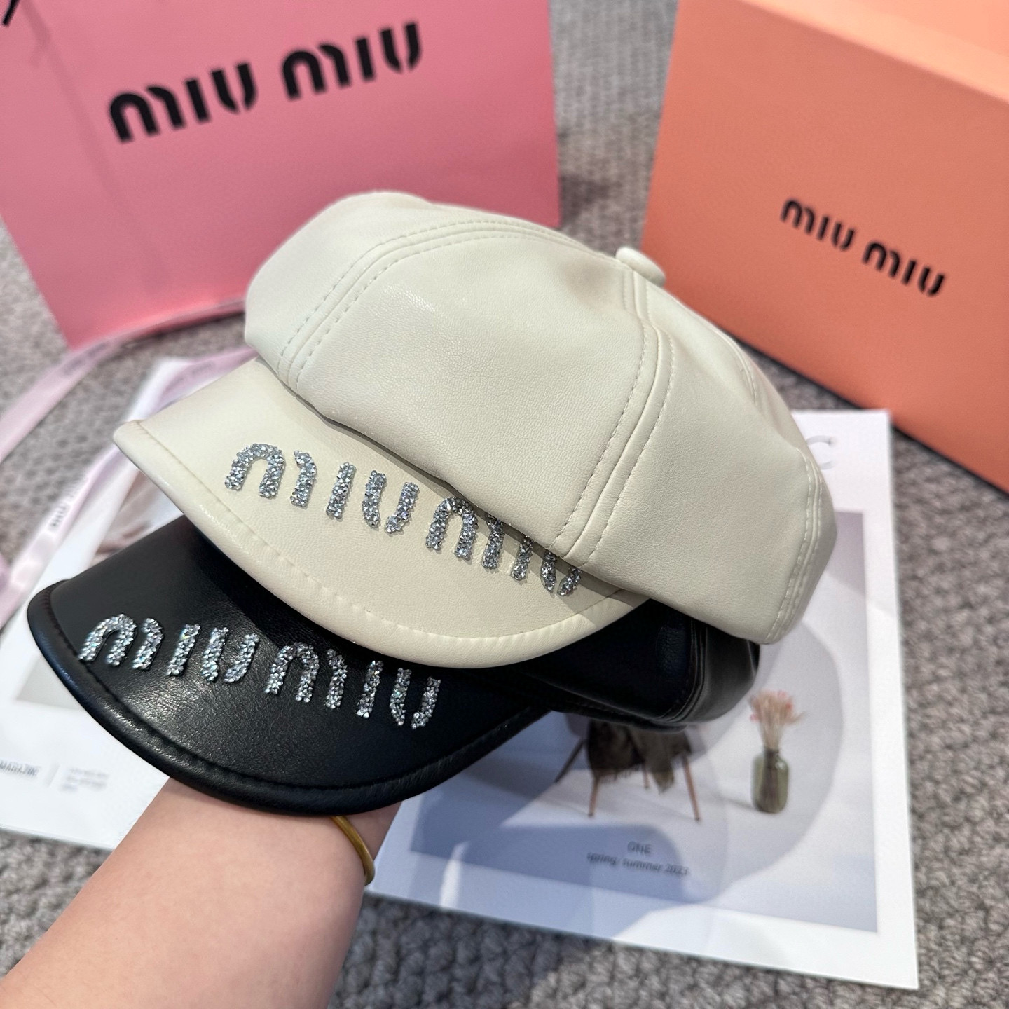  miumiu缪缪 新款贝雷帽女秋冬百搭辣妹个性显脸小 不挑人的帽型 